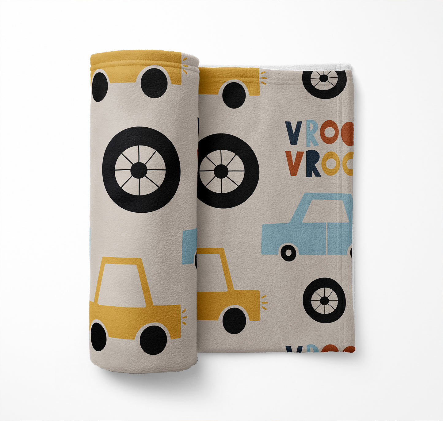 Vroom vroom Velveteen Fleece Blanket