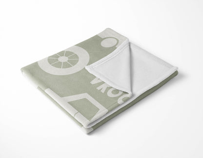 Vroom vroom Velveteen Fleece Blanket