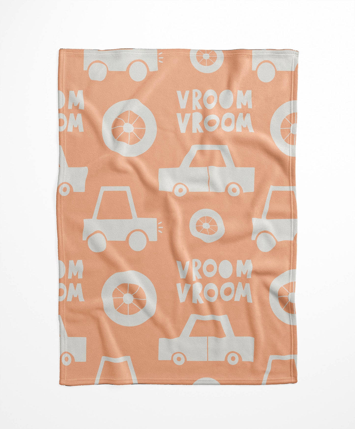 Vroom vroom Velveteen Fleece Blanket