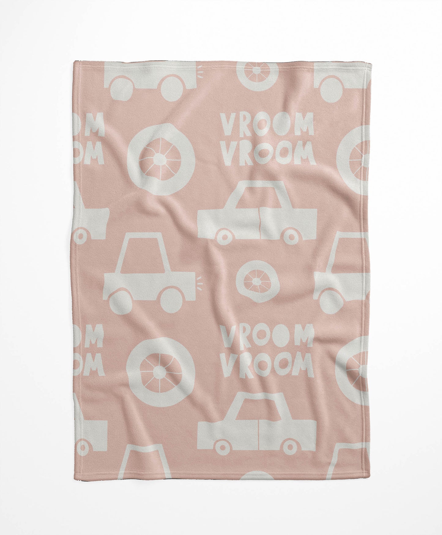 Vroom vroom Velveteen Fleece Blanket