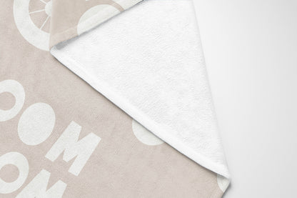 Vroom vroom Velveteen Fleece Blanket