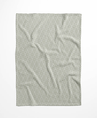 Chevron Spike Velveteen Fleece Blanket