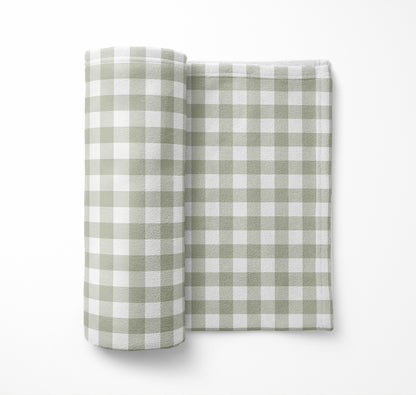 Proper Gingham Velveteen Fleece Blanket