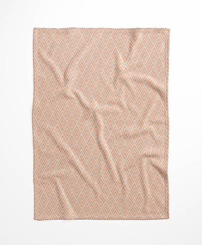 Chevron Spike Velveteen Fleece Blanket