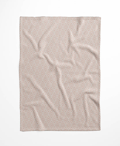 Chevron Spike Velveteen Fleece Blanket