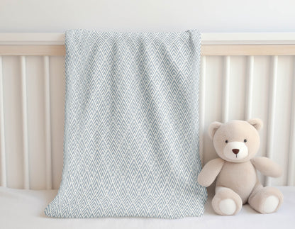 Chevron Spike Velveteen Fleece Blanket