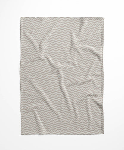 Chevron Spike Velveteen Fleece Blanket