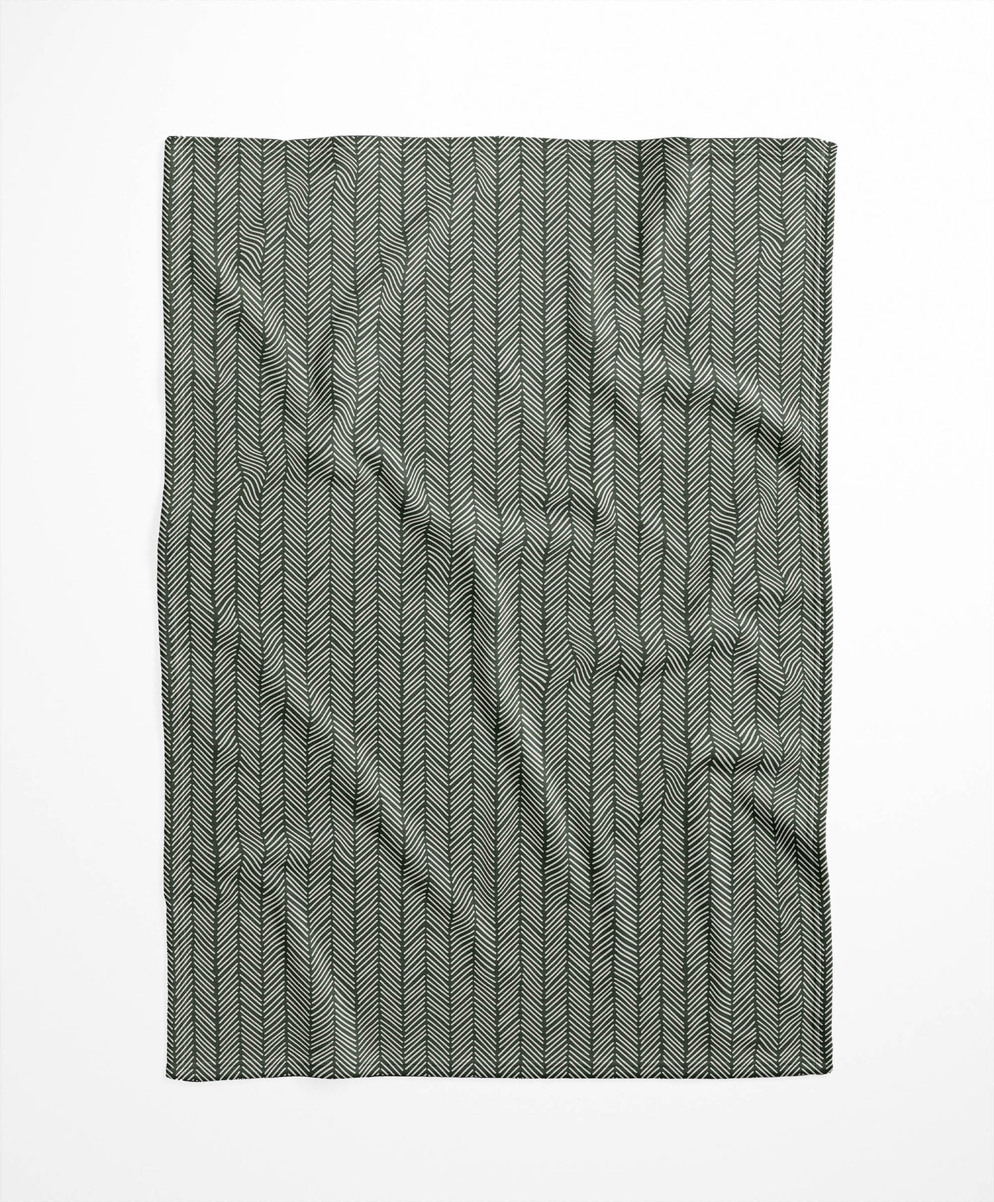 Chevron Stripe Velveteen Fleece Blanket