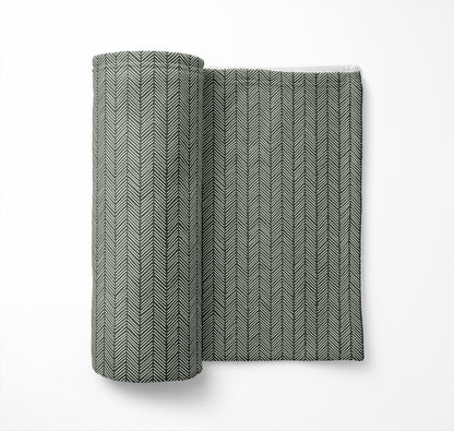 Chevron Stripe Velveteen Fleece Blanket