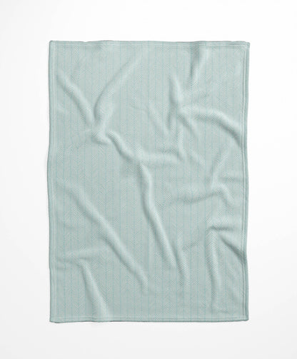 Chevron Stripe Velveteen Fleece Blanket