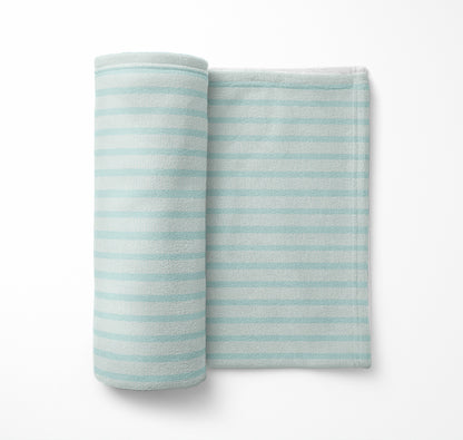 Comb Row Velveteen Fleece Blanket