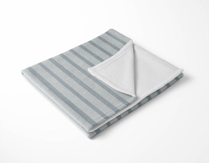 Comb Row Velveteen Fleece Blanket