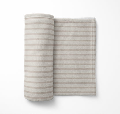 Comb Row Velveteen Fleece Blanket