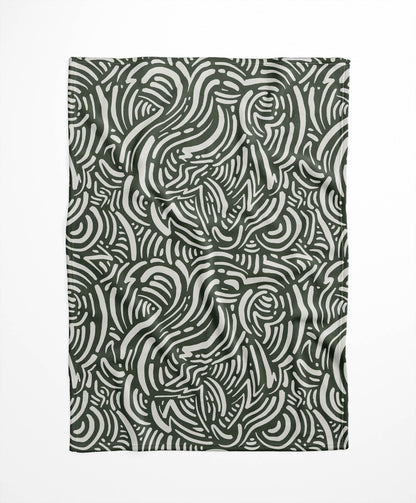 Cozy Swirl Velveteen Fleece Blanket