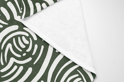 Cozy Swirl Velveteen Fleece Blanket