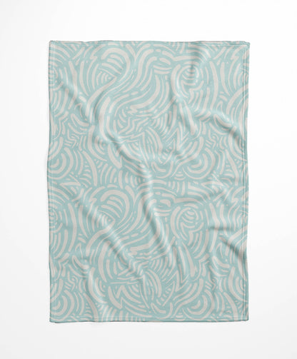 Cozy Swirl Velveteen Fleece Blanket