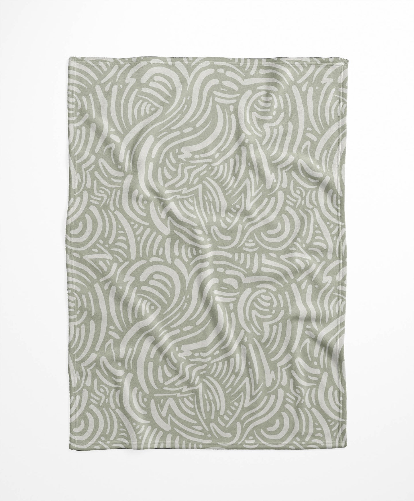 Cozy Swirl Velveteen Fleece Blanket