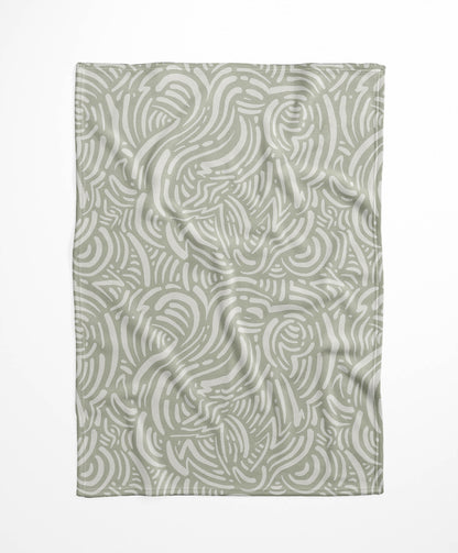 Cozy Swirl Velveteen Fleece Blanket