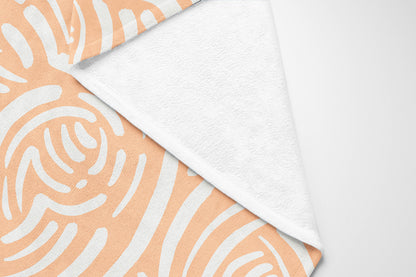 Cozy Swirl Velveteen Fleece Blanket