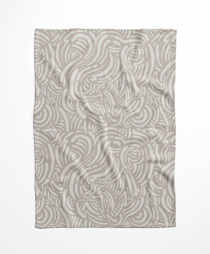 Cozy Swirl Velveteen Fleece Blanket