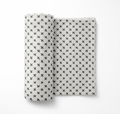 Criss Cross Velveteen Fleece Blanket