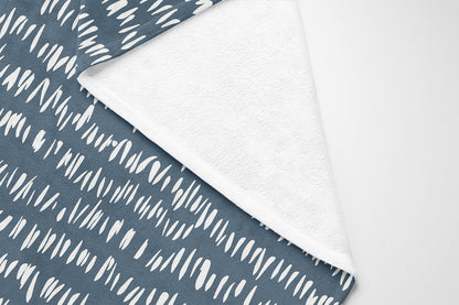 Crop Row Velveteen Fleece Blanket