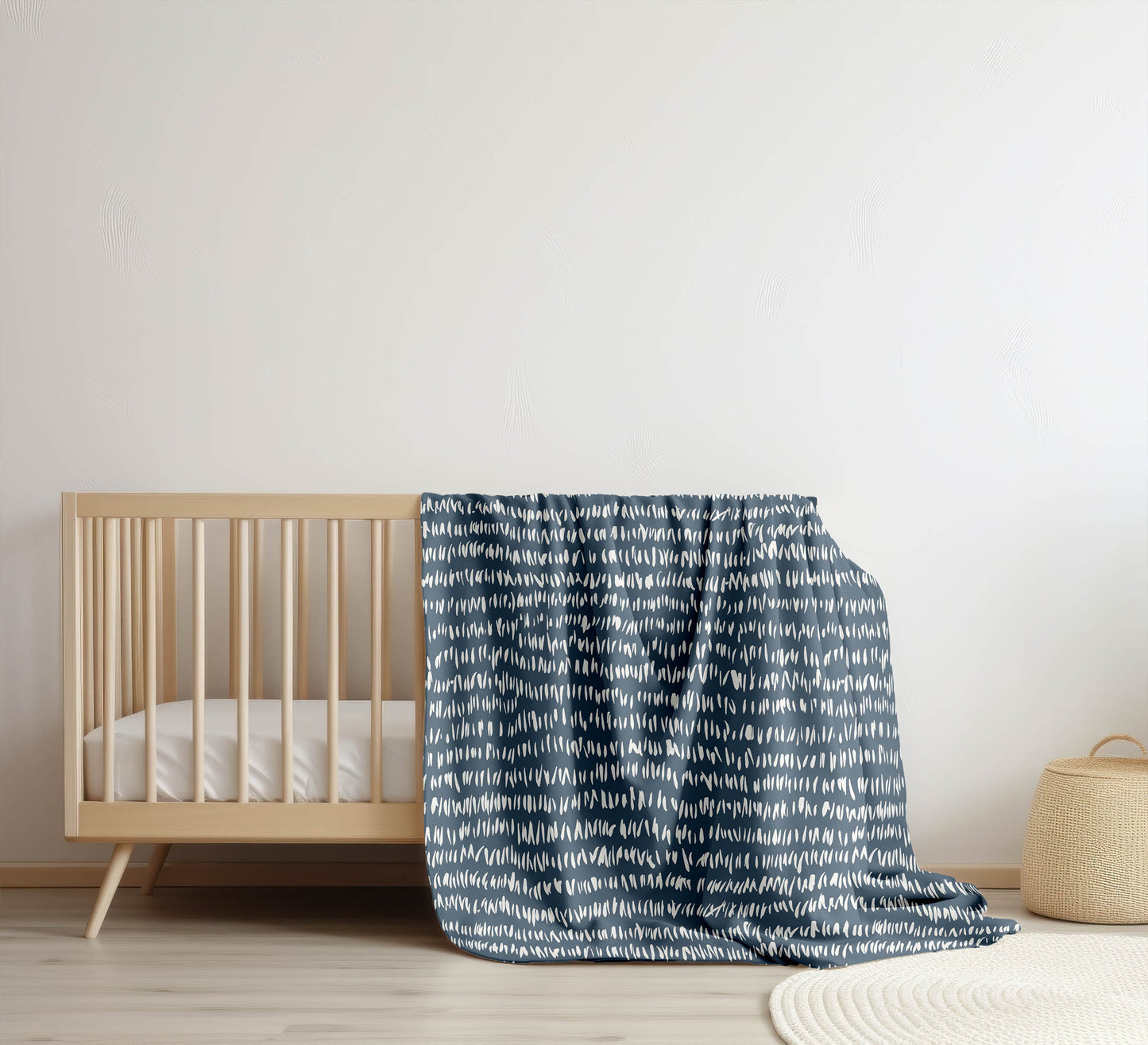 Crop Row Velveteen Fleece Blanket