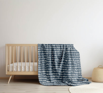 Crop Row Velveteen Fleece Blanket