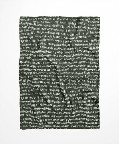 Crop Row Velveteen Fleece Blanket