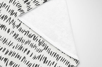 Crop Row Velveteen Fleece Blanket