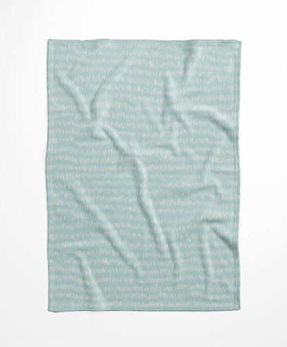 Crop Row Velveteen Fleece Blanket