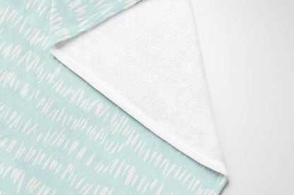 Crop Row Velveteen Fleece Blanket