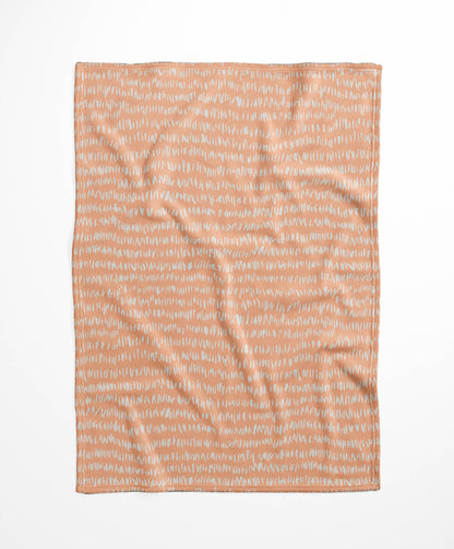 Crop Row Velveteen Fleece Blanket