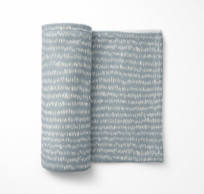 Crop Row Velveteen Fleece Blanket