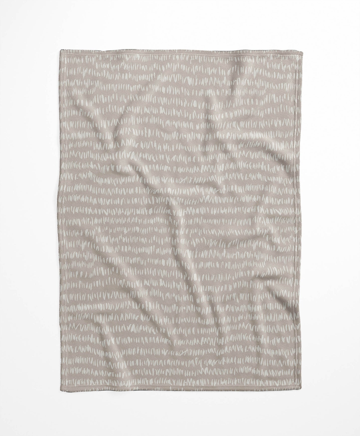 Crop Row Velveteen Fleece Blanket