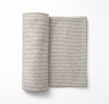 Crop Row Velveteen Fleece Blanket