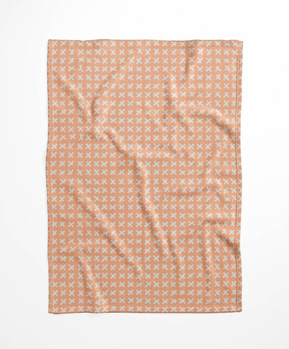 Cross Velveteen Fleece Blanket