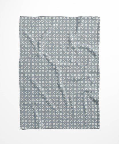 Cross Velveteen Fleece Blanket