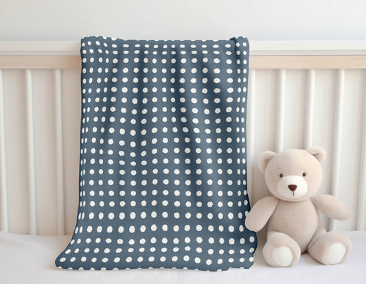 Dot Locked Velveteen Fleece Blanket