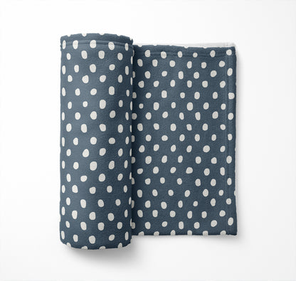 Dot Lyfe Velveteen Fleece Blanket
