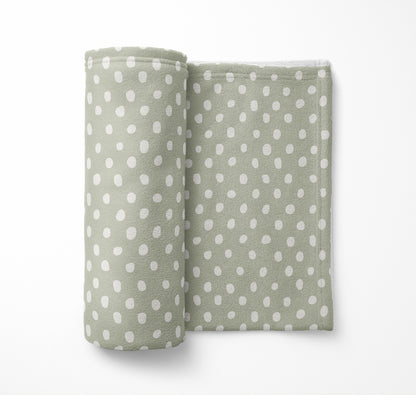 Dot Lyfe Velveteen Fleece Blanket