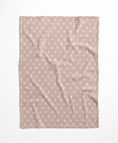 Dot Lyfe Velveteen Fleece Blanket