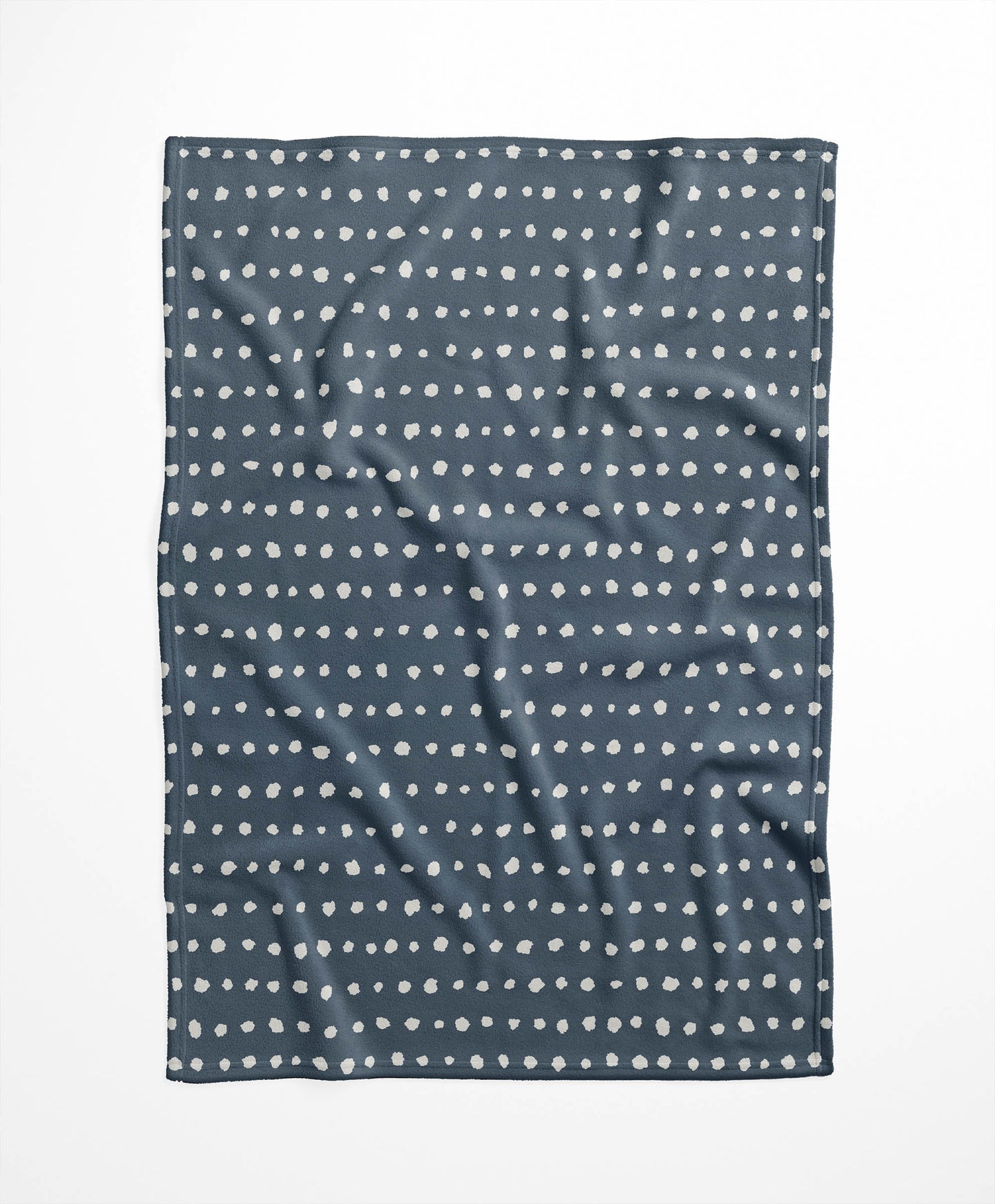 Dot Row Velveteen Fleece Blanket