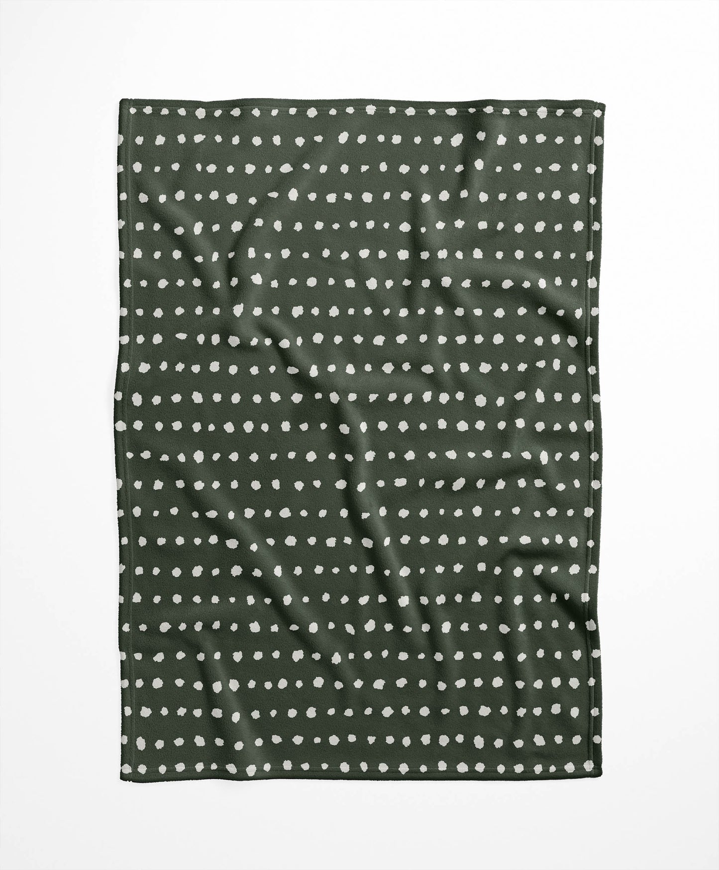 Dot Row Velveteen Fleece Blanket
