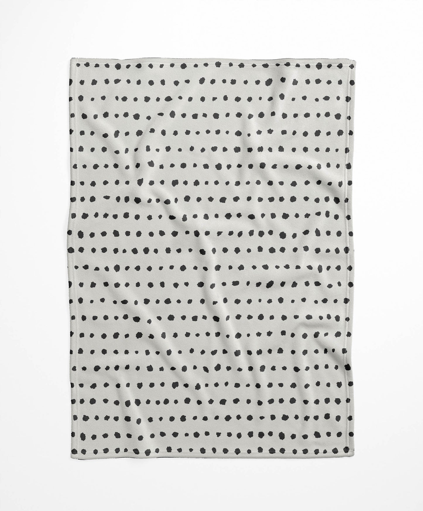 Dot Row Velveteen Fleece Blanket