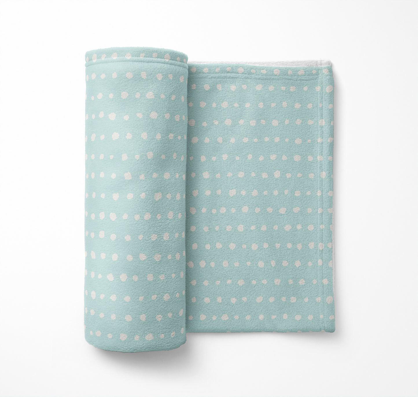 Dot Row Velveteen Fleece Blanket