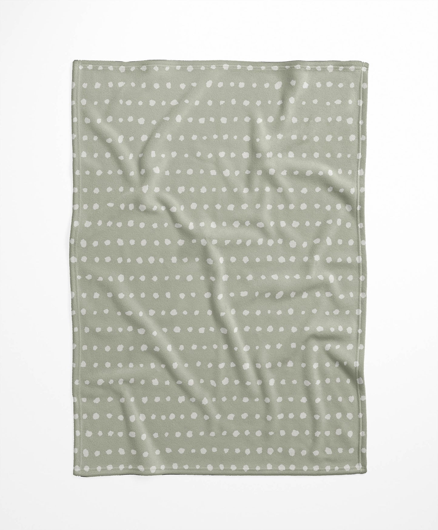 Dot Row Velveteen Fleece Blanket