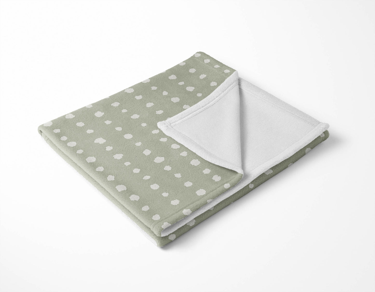 Dot Row Velveteen Fleece Blanket