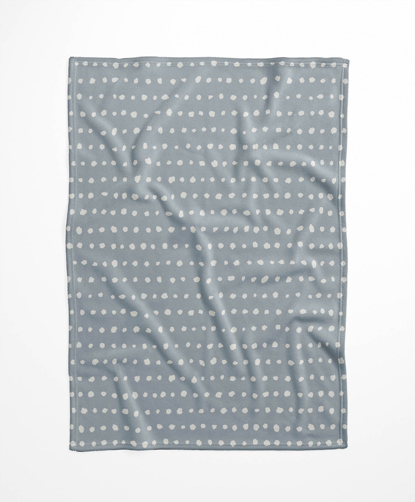 Dot Row Velveteen Fleece Blanket