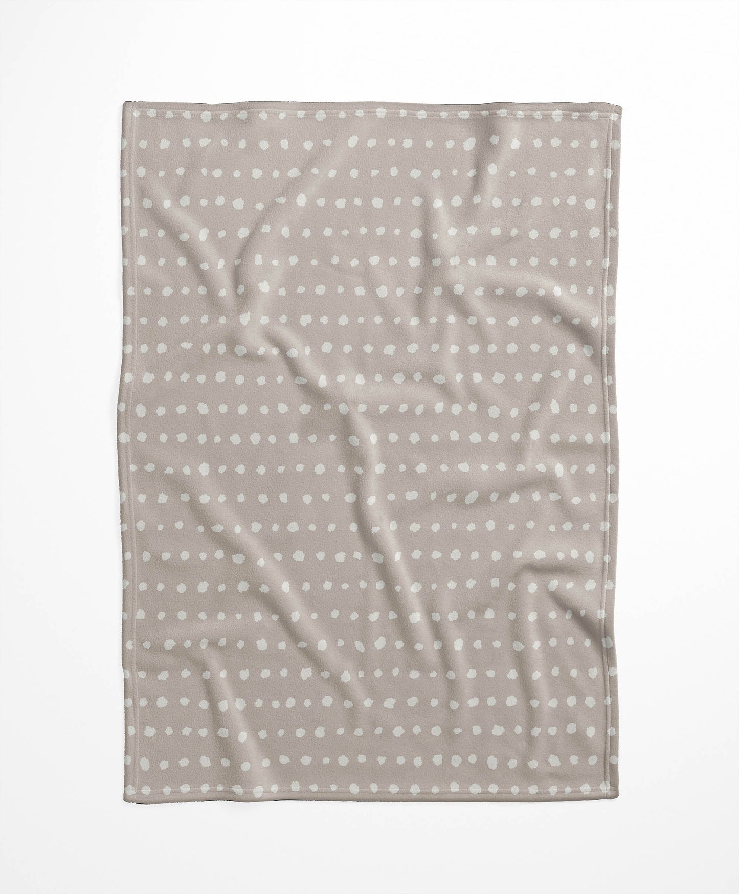 Dot Row Velveteen Fleece Blanket